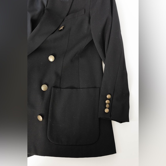 Vintage Double Breasted Women’s Wool Blazer size 8 - Picture 6 of 7